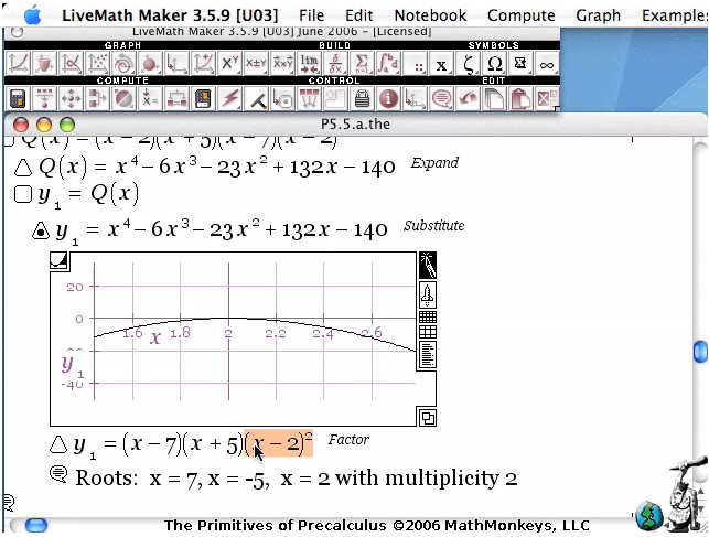 primitives of precalculus icon