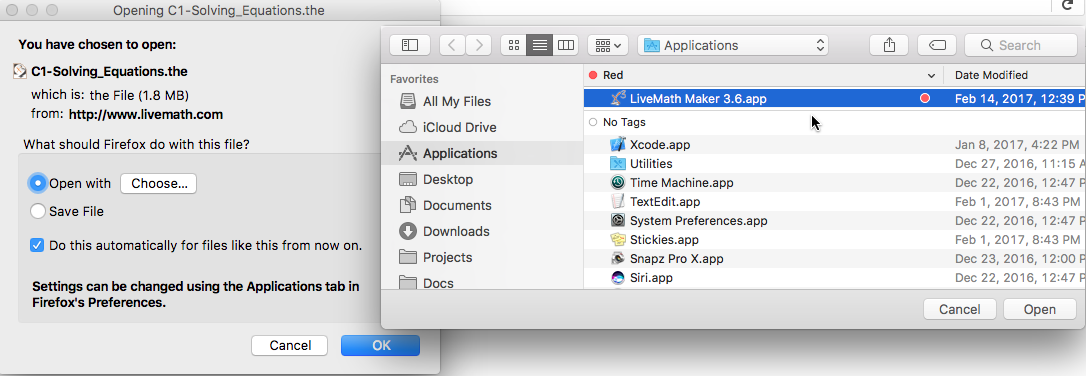 Configuration du navigateur, étape 2