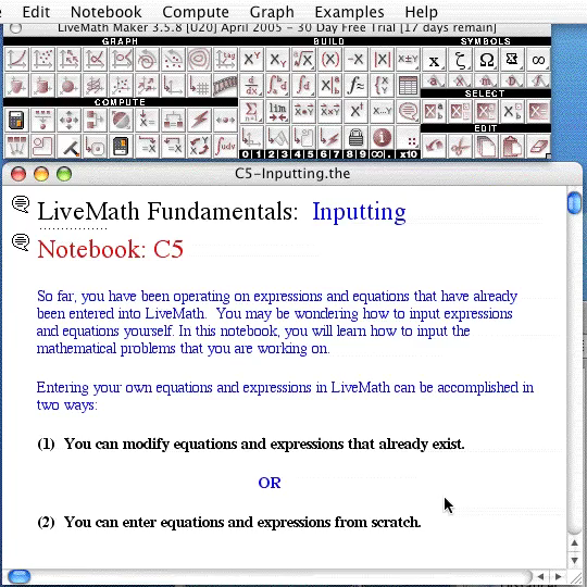 gs movie C5: Inputting